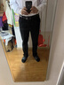 羅蒙（ROMON）男褲商務休閑西褲韓版修身小腳褲潮流彈力百搭修身型男士休閑褲秋 長褲/商務黑/修身百搭款/高品質 32 碼【腰圍2尺5】130-140斤 曬單實拍圖