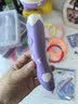 qdrone For the Good Moments3d打印筆兒童玩具女孩生日禮物3D機立體8-12歲6低溫繪畫4-7小姑娘 順滑低溫紫【13卷耗材（56米）+禮袋+臨摹本+貼紙】 不燙手立體筆6- 曬單實拍圖