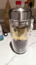 明霞玻璃杯帶茶隔雙層高硼硅玻璃水杯茶水分離車載杯子男泡茶杯 曬單實(shí)拍圖