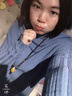 艾珠兒針織連衣裙長袖秋冬2023新款時(shí)尚套裝女裙子氣質(zhì)顯瘦兩件套套裝裙 藍(lán)色 M 曬單實(shí)拍圖