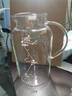 青蘋果涼水壺1.95L 高硼硅玻璃耐高溫 茶水分離冷水壺 家用冷泡壺泡茶壺 曬單實拍圖