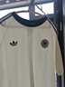 adidas德國隊復古足球修身休閑文化短袖T恤男新款阿迪達斯三葉草   漢玉白   4XL 曬單實拍圖