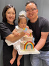 南木熊兒童周歲禮服2026新款夏款生日宴抓周花童禮服洋氣蓬蓬生日公主裙 白色緞面無袖公主裙【90碼】 曬單實拍圖
