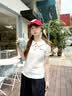 LDBE韓系白色波點娃娃領短袖T恤女2026夏季學院風甜美泡泡袖正肩上衣 白色 L 110-120斤 曬單實拍圖
