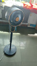 揚子（YANGZI）電風扇落地空氣循環(huán)扇臥室超靜低音大風力客廳家用電扇一級節(jié)能辦公室2026新款空調(diào)伴侶風扇 藍色遙控【8字搖頭+6檔風速+12H智能定時】 【升級加重底盤】可升降+可拆洗 曬單實拍圖