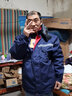 烈焰戰隊工作服棉衣 男冬季長(cháng)袖加厚防寒勞保服棉服 汽修車(chē)間工作棉襖外套 紅邊棉衣反光款（棉衣上衣） 180（建議155-170斤） 曬單實(shí)拍圖