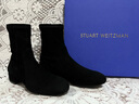 STUART WEITZMAN/SW ODETTA 夏季經(jīng)典粗方跟短靴女鞋靴子圓頭瘦瘦靴奢侈品 曬單實拍圖