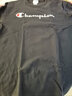 champion冠軍T恤男潮牌新款男士純色休閑打底衫男女 Navy 深藍(lán) XL 曬單實(shí)拍圖