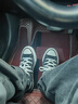 匡威（Converse）莫爾登All Star夏季帆布運動休閑板鞋黑色A00811C A00811C 39 曬單實拍圖