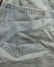 森馬（Semir）牛仔褲女夏季涼感抑菌做舊顯瘦A字直筒褲2044復古寬松風短褲潮流 曬單實拍圖