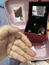 周大福絲帶蝴蝶結足金黃金耳飾耳釘女EOF1389生日禮物七夕情人節禮物 約2.55g計價(工費320) 曬單實拍圖