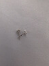 央創(chuàng)時(shí)尚純銀耳釘女足銀999耳飾七夕情人節(jié)禮物送女友2026新款生日禮物 曬單實(shí)拍圖