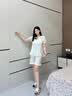 FitonTon帶胸墊睡衣女士夏季2026新款舒適甜美卡通印花短袖短褲套裝家居服 曬單實拍圖