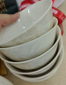 浩雅景德鎮(zhèn)釉中彩陶瓷餐具陶瓷飯碗湯碗一人食春意濃濃10個高腳碗 曬單實拍圖