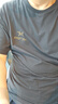 始祖鳥（ARC'TERYX）男士T恤 KRAGG SL 品牌logo印花透氣圓領套頭短袖T恤節日七夕送禮 黑色/24K Black X000009535 L 160-180斤，詳細尺碼見詳情頁 曬單實拍圖