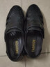 CHAOMU涼鞋男夏季頭層牛皮男士鏤空休閑涼皮鞋中老年人爸爸洞洞鞋父親鞋 黑色 41 曬單實(shí)拍圖