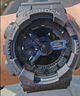卡西歐（CASIO）黑武士手表 G-SHOCK運動防水戶外男士腕表學生男表日韓表七夕禮物 GA-110-1B 黑武士 曬單實拍圖