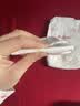 【95成新】好奇（Huggies）鉑金裝小桃褲紙尿褲S96片(4-8kg)新生兒小號尿不濕【透爽散熱】 曬單實拍圖