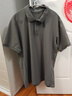 迪桑特（DESCENTE）TRAINING系列男士運動健身TOYOBO吸濕速干防曬短袖翻領POLO衫新品 CC-炭灰色 XL (180/100A) 曬單實拍圖