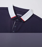 JOY&DOGA “35711”夢(mèng)想系列文化衫 短袖T恤翻領(lǐng) 商務(wù)POLO 蒼穹藍(lán) M 曬單實(shí)拍圖