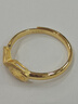 周生生七夕黃金戒指無盡的愛足金絲帶活口戒女款27924R計(jì)價(jià)2.6克 曬單實(shí)拍圖