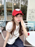 LDBE韓系白色波點娃娃領短袖T恤女2026夏季學院風甜美泡泡袖正肩上衣 白色 L 110-120斤 曬單實拍圖
