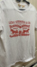 Levi's李維斯春夏情侶同款美式雙馬印花潮流休閑寬松圓領短袖T恤 白色 004IT-0000 M 曬單實拍圖