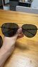 雷朋（RayBan）墨鏡飛行員款太陽(yáng)鏡男女款偏光漸變戶外眼鏡0RB3712D 002/87 黑色鏡框深灰色鏡片 62 曬單實(shí)拍圖
