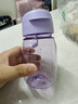特百惠（Tupperware）嘟嘟企鵝350ML塑料杯夏季兒童可愛水杯子男女學生帶提繩 冰沙紫 曬單實拍圖