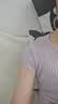 宏資琦連衣裙女裝2026夏季新款溫柔風穿搭減齡時尚套裝氣質絕美漂亮裙子 紫色上衣+白色裙子 L 曬單實拍圖