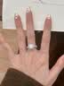 琦君培育鉆石戒指女求定結(jié)婚戒指D色VVS鉆石鉆戒紀念日七夕送老婆禮物 一克拉培育鉆戒/D色/VVS/3EX/NGTC 12 曬單實拍圖