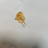 小銀匠和田玉碧玉S925銀愛心耳釘女新中式國風復古玉石耳飾耳環新年禮物 曬單實拍圖