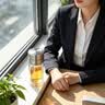 繁季茶水分離杯雙層玻璃便攜男女小容量泡茶迷你口袋辦公室高檔耐高溫 曬單實拍圖