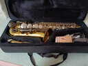 美音天使 降E調中音薩克斯風(fēng)樂(lè )器 初學(xué)者入門(mén)考級薩克斯送教程哨片背帶 M22經(jīng)典考級-金銀色【雙筋配置】 曬單實(shí)拍圖
