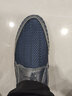 LZDZN涼鞋男士腳汗夏天懶人網(wǎng)鞋潮男鞋子網(wǎng)面網(wǎng)眼網(wǎng)洞布鏤空鞋夏款夏季 藍色 40 曬單實(shí)拍圖