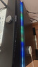 COLORFIRE七彩虹電腦音響音箱桌面電競游戲無序RGB臺式機筆記本低音炮有線喇叭3.5mm接口圣誕禮物CF100 黑色 曬單實拍圖