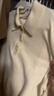 優(yōu)衣庫柔滑棉質(zhì)POLO領(lǐng)針織衫女裝/毛衣毛衫482971 41 杏黃色 S 曬單實拍圖
