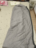 雅鹿·自由自在 A類抗菌空調被春秋夏涼被子夏季單人薄被子150x200cm 淺灰 曬單實拍圖