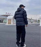 德爾惠七夕情人節(jié)禮物棉服男秋冬棉衣外套加厚連帽面包服防風(fēng)御寒 曬單實拍圖