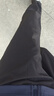 海瀾之家（HLA）西褲男春秋輕商務修身褲通勤褲子男 免燙-黑色25 HKXAW3Y013A L 175/84A 推薦66-71kg 曬單實拍圖