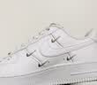耐克（NIKE）空軍一號女鞋小銀勾運動鞋夏新款四勾NIKE AIR FORCE 1休閑鞋 CT1990-100 白色/皇家藍/黑/輕盈緩震 36.5 曬單實拍圖