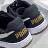 彪馬（PUMA）經典復古皮面黑色板鞋男女款夏季透氣休閑鞋CAVEN 394666 黑色-白色-金色-01 42.5 曬單實拍圖