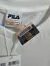 斐樂（FILA）【七夕禮物】拼色小標純棉混紡 簡約休閑百搭短袖T恤 白色 M 曬單實拍圖