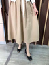 達芙妮（DAPHNE）單鞋女粗跟中跟春季新款船鞋2025職業(yè)工作氣質(zhì)女生皮鞋宴會(huì ) 米色 34 (220mm) 標準碼 曬單實(shí)拍圖