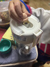 諾百紛卡通魔力球tritan塑料隨手杯磁彈泡茶高顏值便攜水杯茶水分離 貓頭鷹 白 730ml 曬單實(shí)拍圖