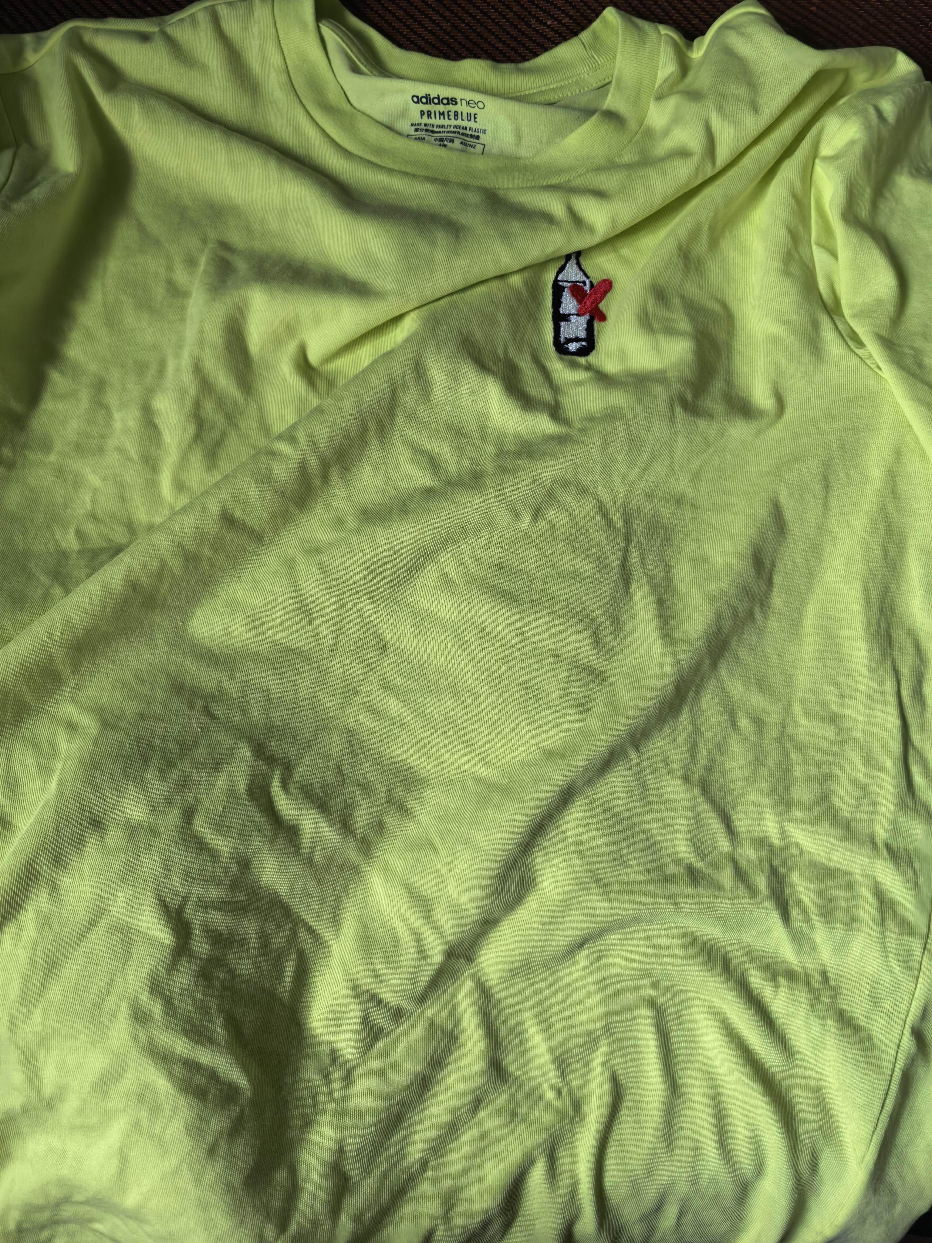 阿迪達斯（adidas）【京東奧萊】短袖男夏季新款透氣半袖圓領(lǐng)休閑寬松運動T恤衫HF046 HF0466 M 曬單實拍圖