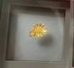 周大福山野小雛菊黃金吊墜女約2.1g EOF2414生日禮物七夕禮物 曬單實拍圖