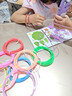 qdrone For the Good Moments3d打印筆兒童玩具女孩生日禮物3D機立體8-12歲6低溫繪畫4-7小姑娘 順滑低溫紫【13卷耗材（56米）+禮袋+臨摹本+貼紙】 不燙手立體筆6- 曬單實拍圖