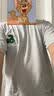 杰克·瓊斯（JACK&JONES）26年男裝夏季t恤重磅純棉寬松休閑短袖T恤男小眾個性半袖情侶款 G41淺花灰色 L 180 曬單實拍圖