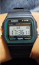 卡西歐（CASIO）手表F91W 網紅干大事電子表 男女情侶學生運動小方塊F-91表正品 F-91W-3SDG 曬單實拍圖